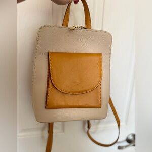 Divina Firenze genuine Italian leather backpack Made in Italy